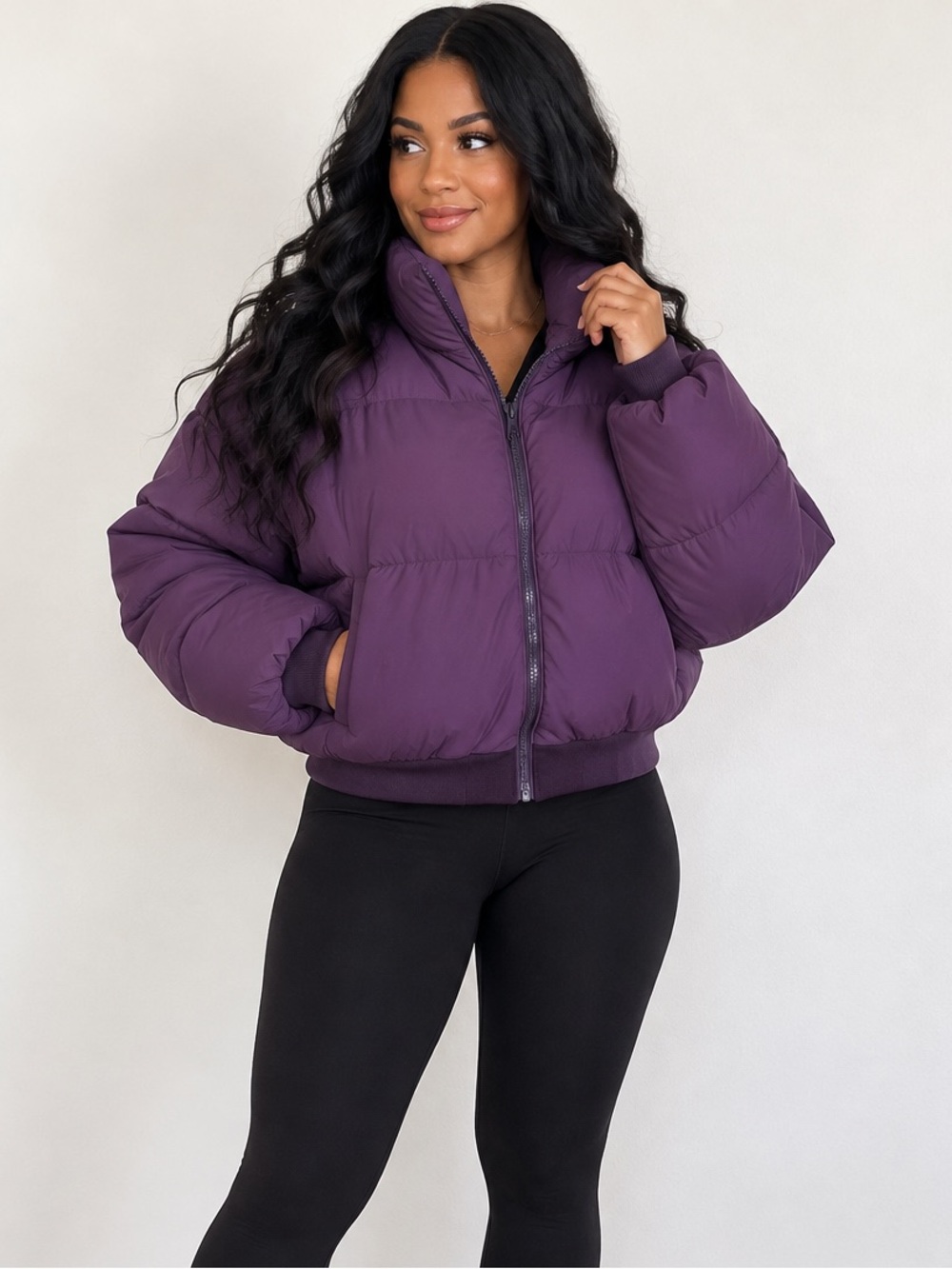 Cotton On Purple The Mother Puffer